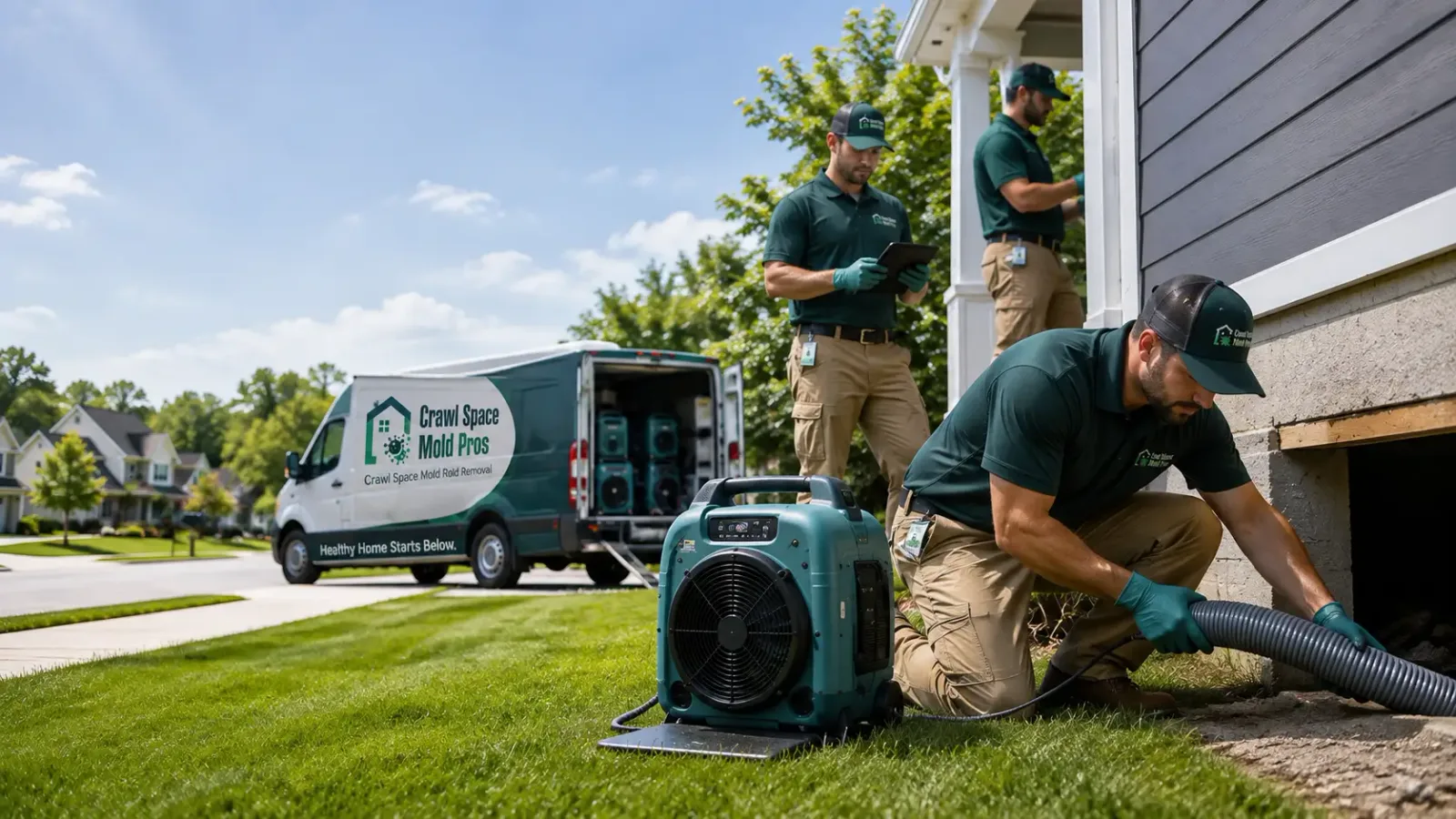Crawl Space Mold Removal in Little Silver, NJ